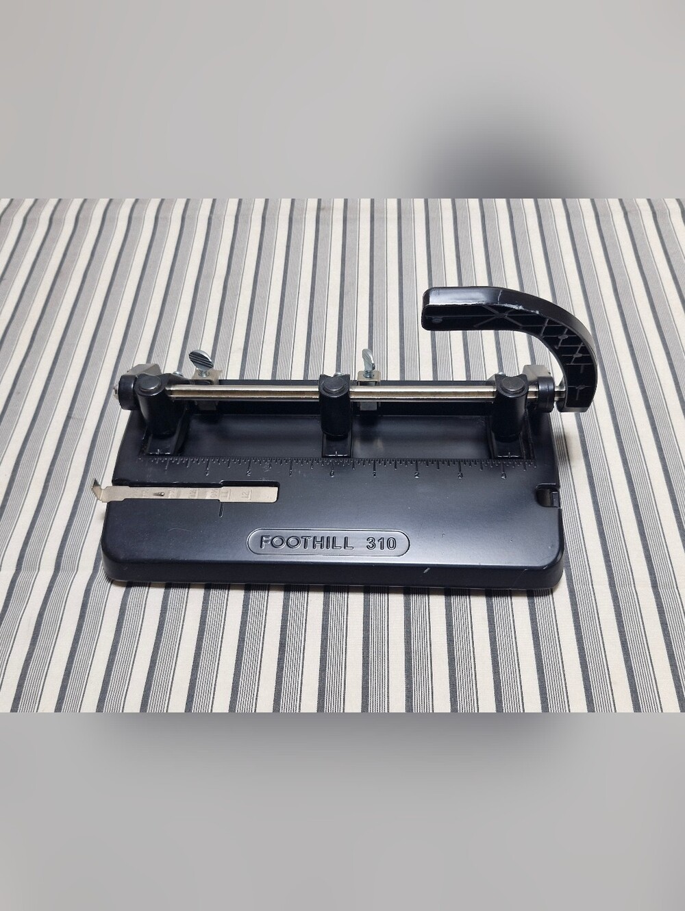 Foothill 310 Heavy Duty Adjustable 3 Hole Paper Punch Office School Binder